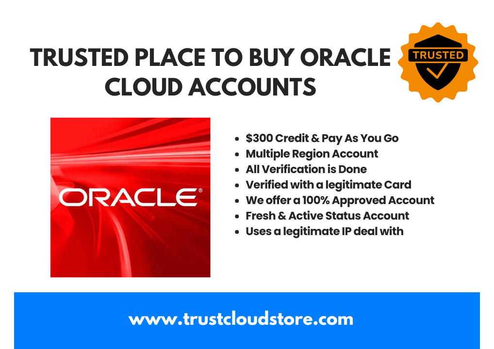 Oracle Cloud Account for sale